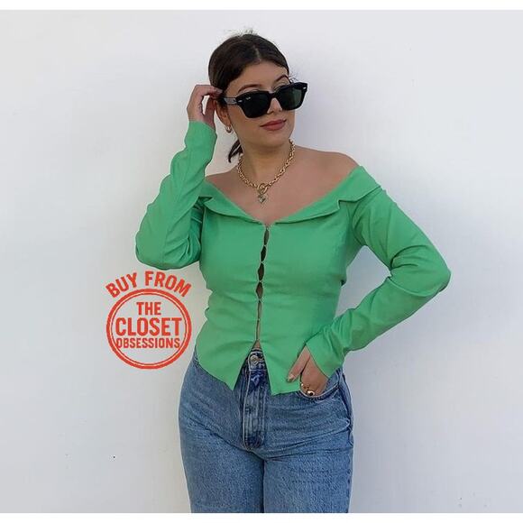 ZARA Off-Shoulder Blazer NWT - Picture 12 of 16